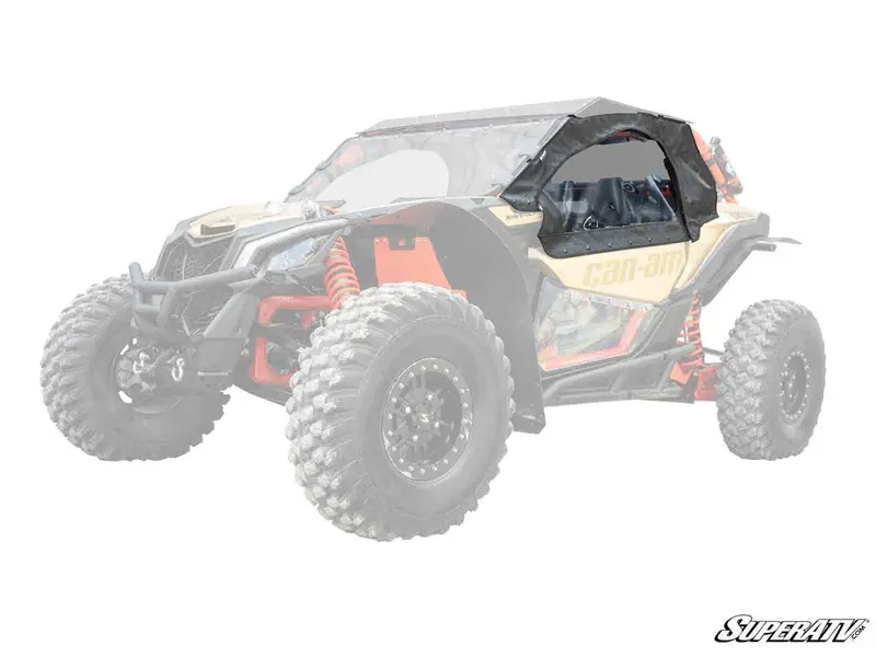 Superatv Can-Am Maverick X3 Primal Soft Cab Enclosure Upper Doors 1