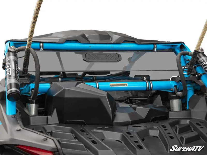 Superatv Can-Am Maverick X3 Rear Vented Windshield 1