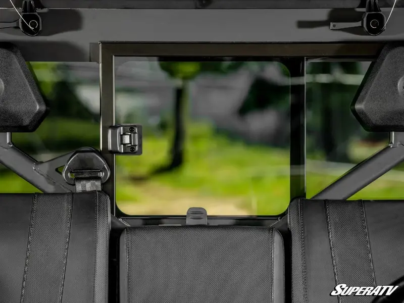 Superatv Cf Moto Uforce 1000 Glass Sliding Rear Windshield 2
