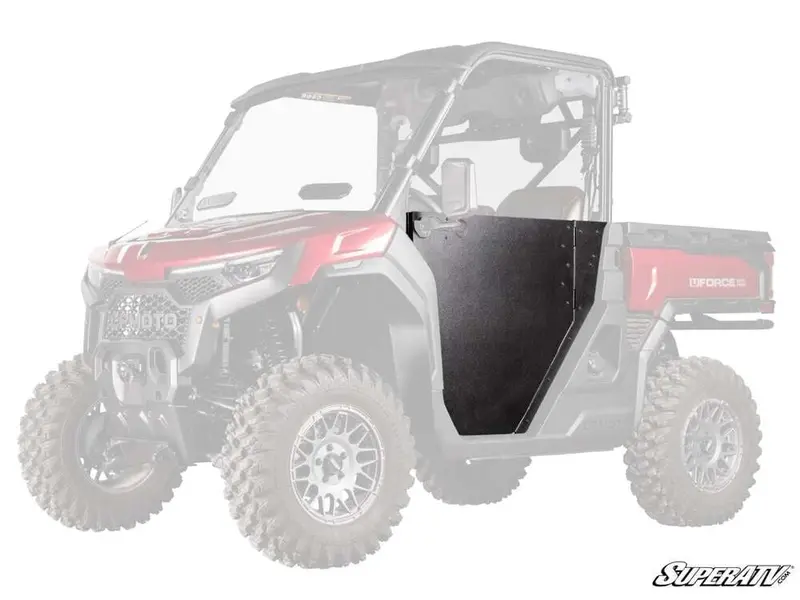 Superatv Cf Moto Uforce U10 Pro Hdpe Half Doors 1