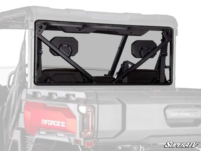 Superatv Cf Moto Uforce U10 Pro Rear Windshield 1