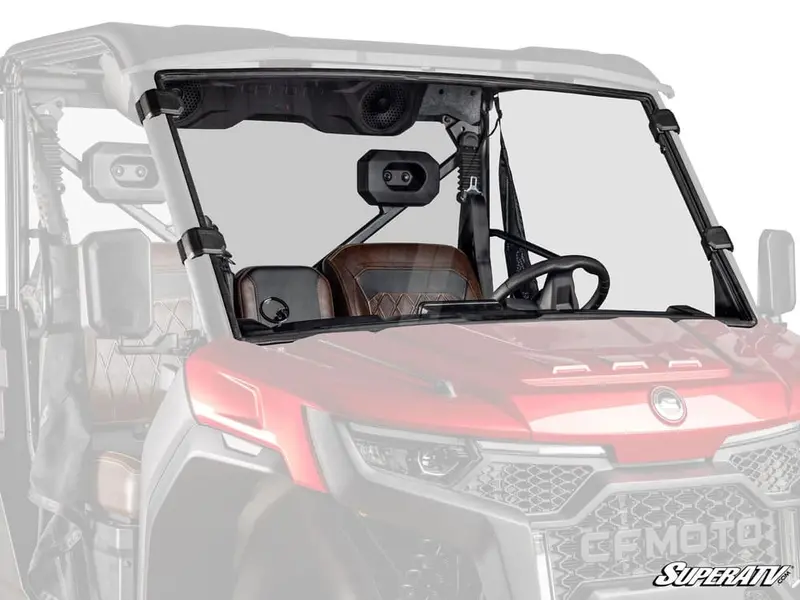 Superatv Cf Moto Uforce U10 Pro Scratch-Resistant Full Windshield 1
