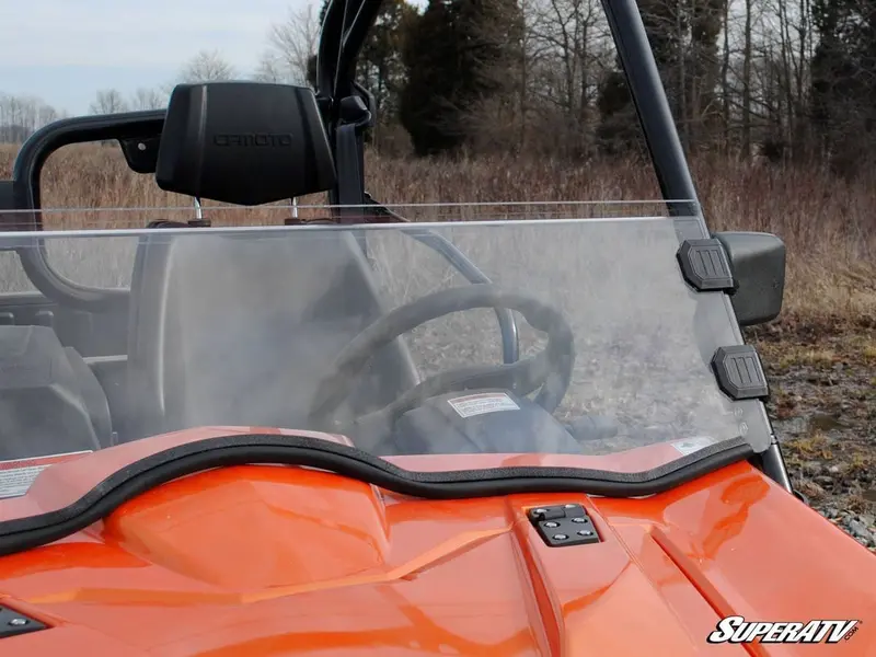 Superatv Cfmoto Uforce 500 Scratch-Resistant Half Windshield 2