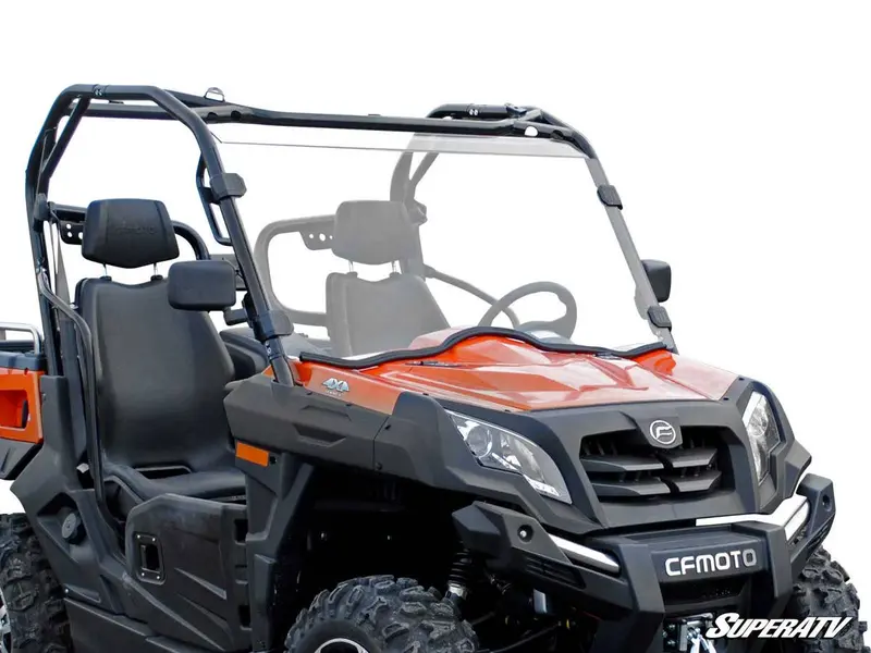Superatv Cfmoto Uforce 800 Scratch-Resistant Full Windshield 1