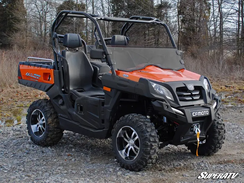 Superatv Cfmoto Uforce 800 Scratch Resistant Half Windshield 2