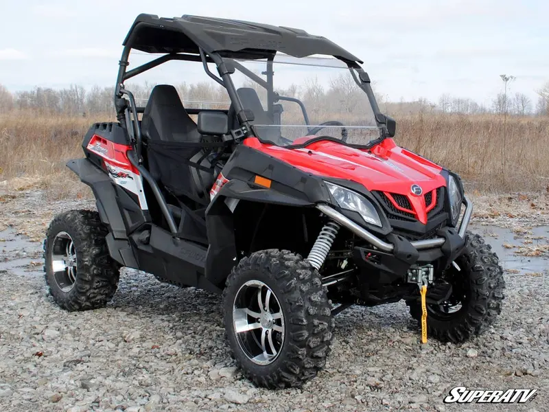 Superatv Cfmoto Zforce 500 Scratch-Resistant Full Windshield 2
