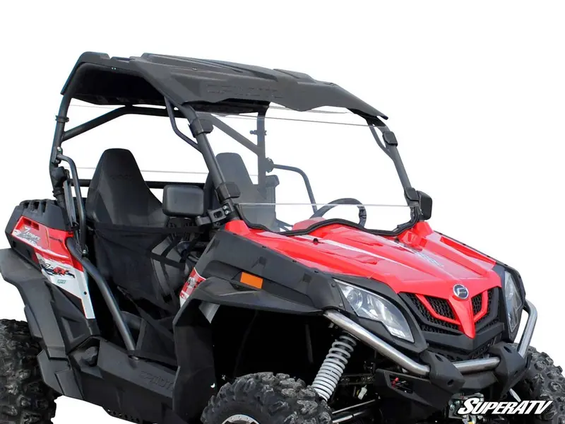 Superatv Cfmoto Zforce 800 Scratch Resistant Full Windshield 1