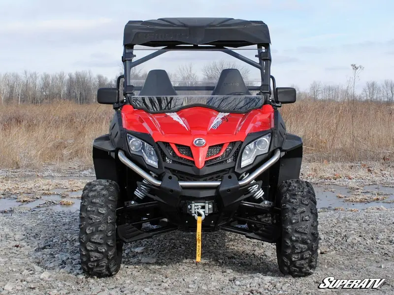 Superatv Cfmoto Zforce 800 Scratch Resistant Full Windshield 2