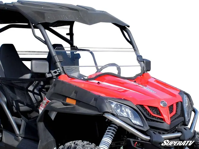 Superatv Cfmoto Zforce 800 Scratch-Resistant Half Windshield 1