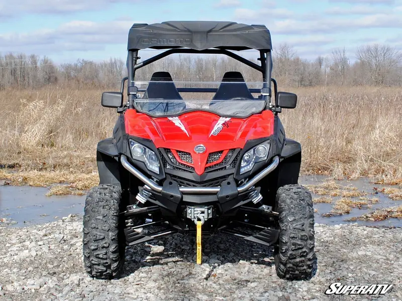 Superatv Cfmoto Zforce 800 Scratch-Resistant Half Windshield 2