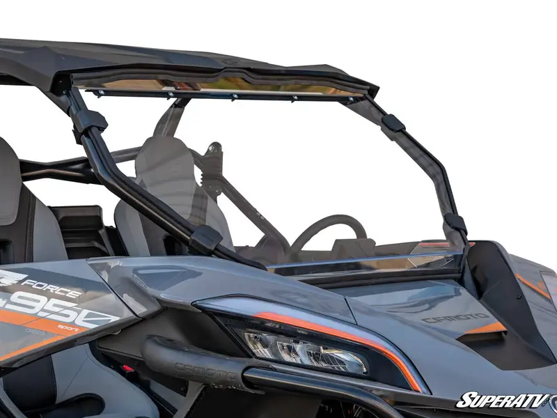 Superatv Cfmoto Zforce 950 Scratch Resistant Full Windshield 1