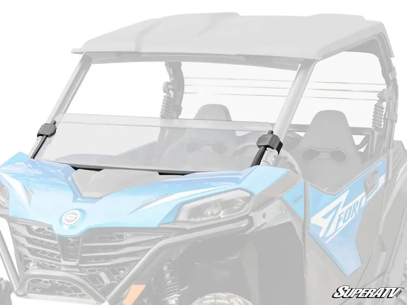 Superatv Cfmoto Zforce 950 Sport Scratch-Resistant Half Windshield 1