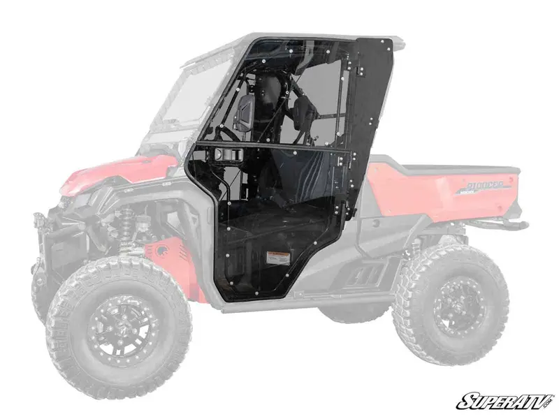 Superatv Honda Pioneer 1000 Convertible Cab Enclosure Doors 1