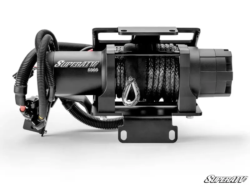 Superatv Honda Pioneer 1000 Ready Fit Winch 1