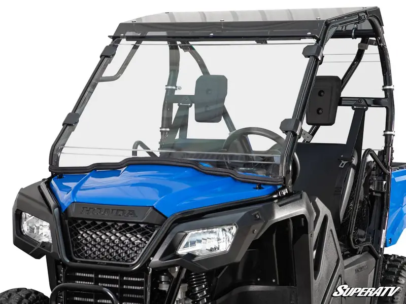 Superatv Honda Pioneer 500 Full Windshield 1