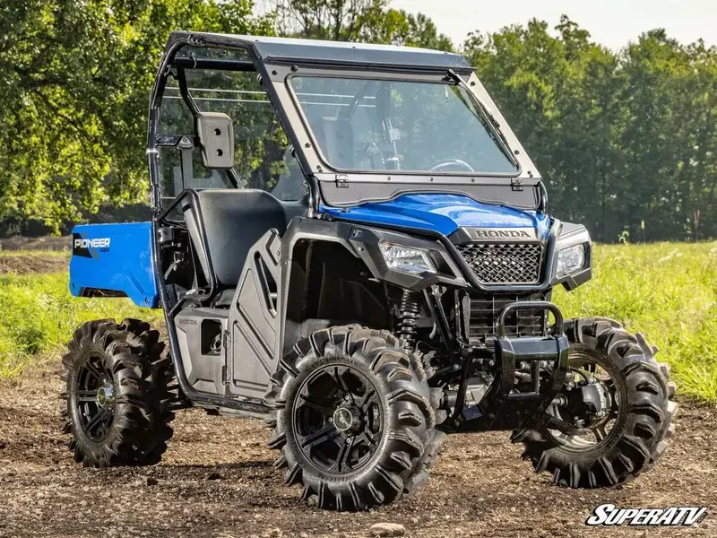 Superatv Honda Pioneer 500 Glass Windshield 2