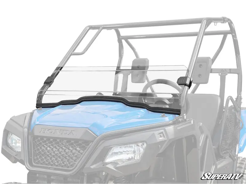 Superatv Honda Pioneer 500 Half Windshield 1