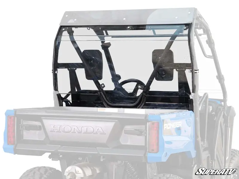Superatv Honda Pioneer 500 Rear Windshield 1