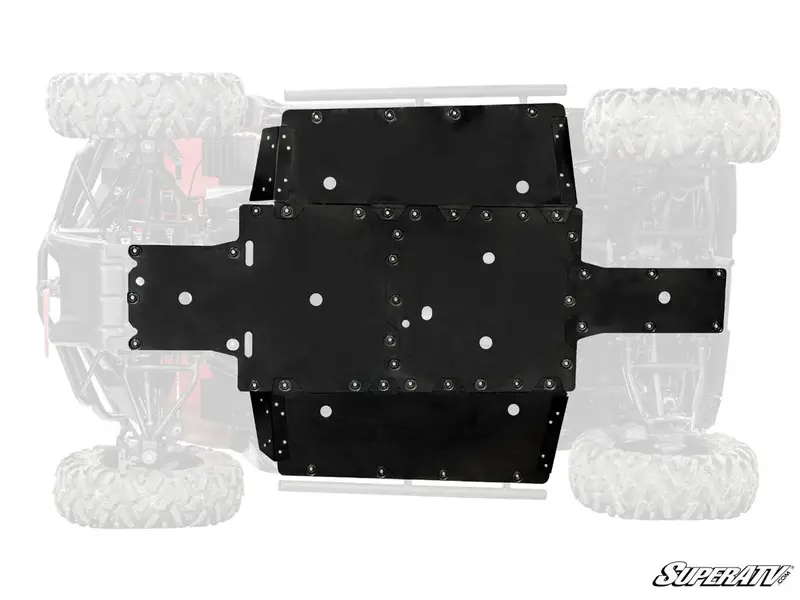 Superatv Honda Pioneer 700-4 Full Skid Plate 1
