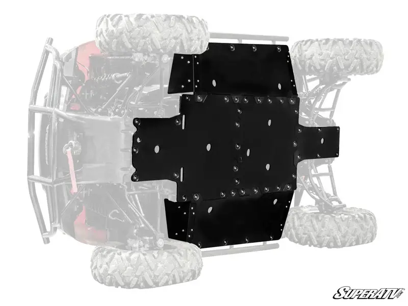 Superatv Honda Pioneer 700-4 Full Skid Plate 2