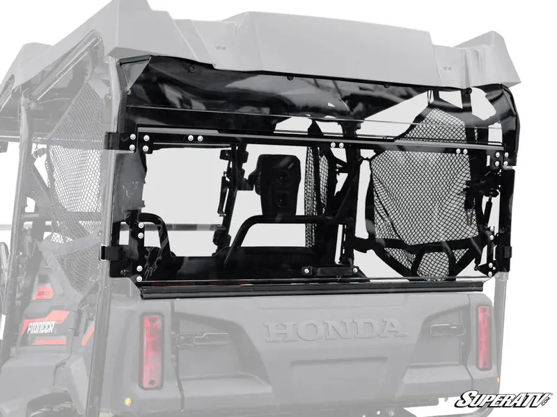 Superatv Honda Pioneer 700-4 Rear Windshield 1