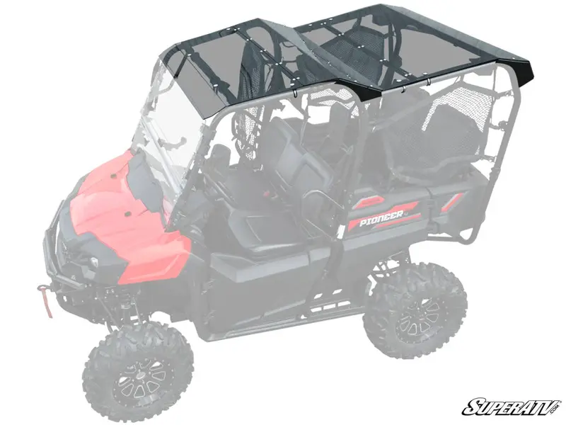 Superatv Honda Pioneer 700-4 Tinted Roof 1
