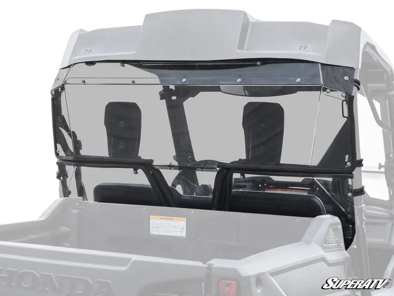 Superatv Honda Pioneer 700 Rear Windshield 1