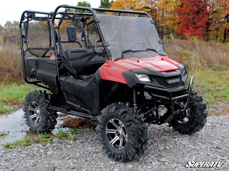 Superatv Honda Pioneer 700 Scratch Resistant Full Windshield 2