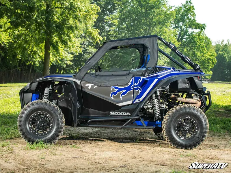 Superatv Honda Talon 1000 Primal Soft Cab Enclosure Upper Doors 2