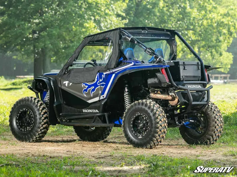 Superatv Honda Talon 1000 Primal Soft Cab Enclosure Upper Doors 3