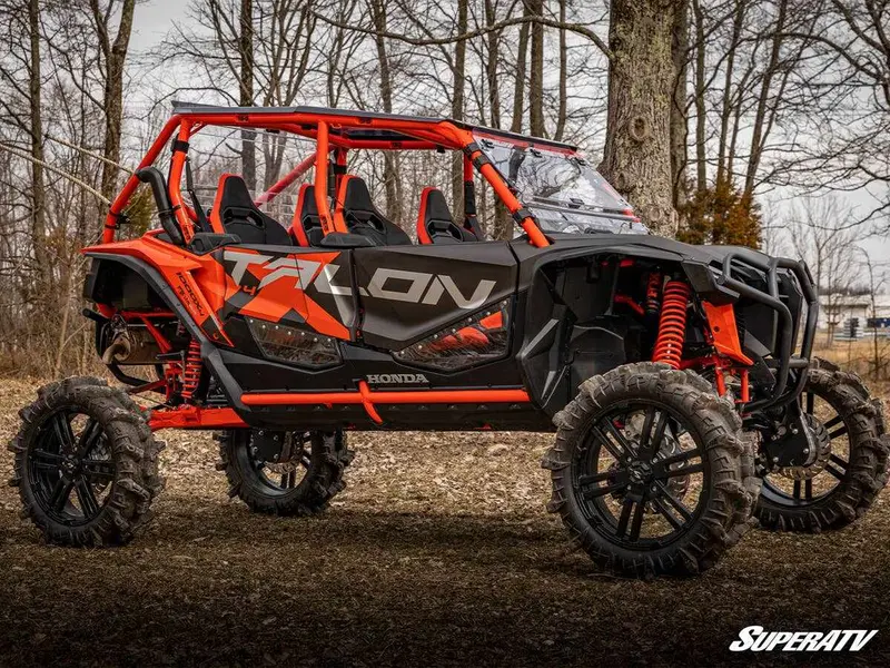 Superatv Honda Talon 1000X-4 Clear Lower Doors 2