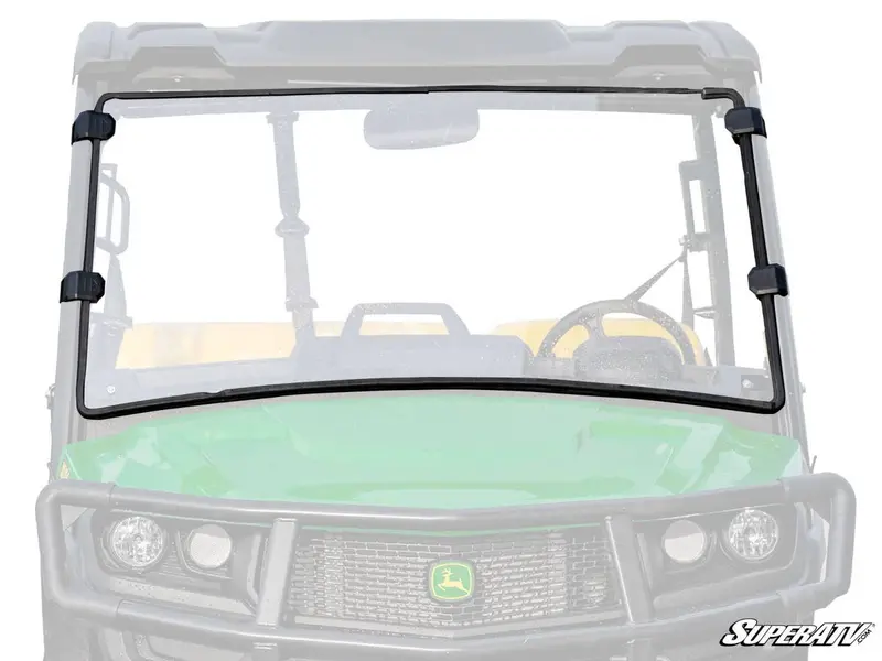 Superatv John Deere Gator Xuv 835/865 Scratch Resistant Full Windshield 1