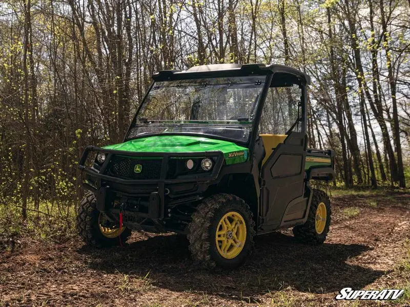 Superatv John Deere Gator Xuv 835 Scratch-Resistant Flip Windshield 2