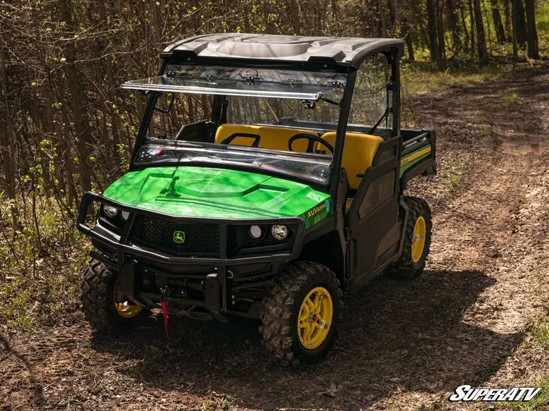 Superatv John Deere Gator Xuv 865 Scratch-Resistant Flip Windshield 2