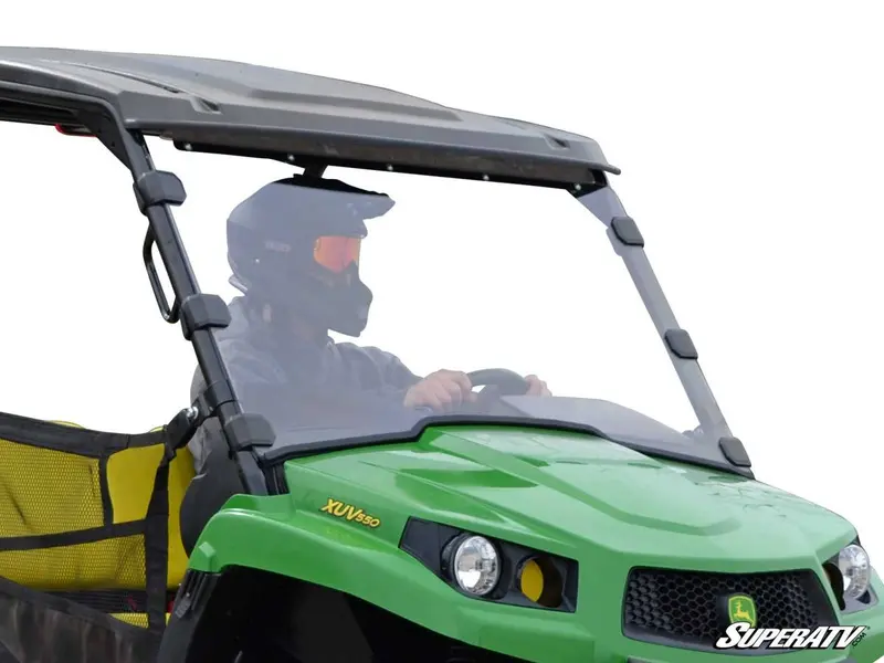 Superatv John Deere Gator Xuv Scratch-Resistant Full Windshield 1