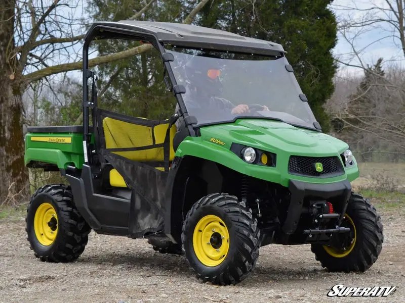 Superatv John Deere Gator Xuv Scratch-Resistant Full Windshield 2