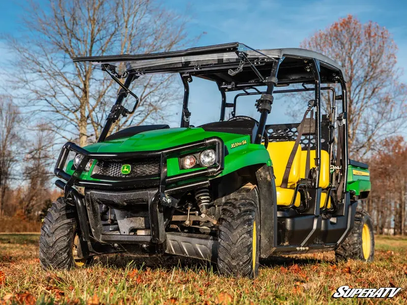 Superatv John Deere Gator Xuv590 Scratch-Resistant Flip Windshield 2