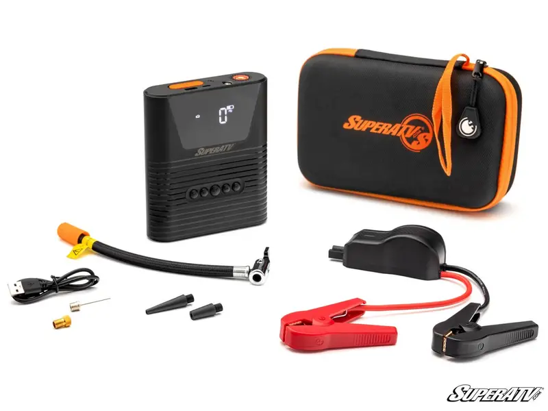 Superatv Jump Starter With Air Compressor 1