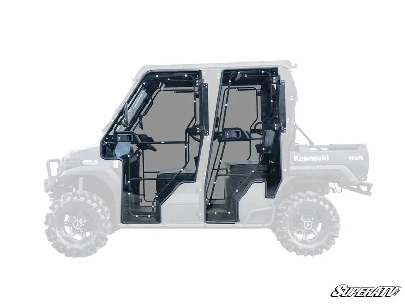 Superatv Kawasaki Mule Cab Enclosure Doors 2
