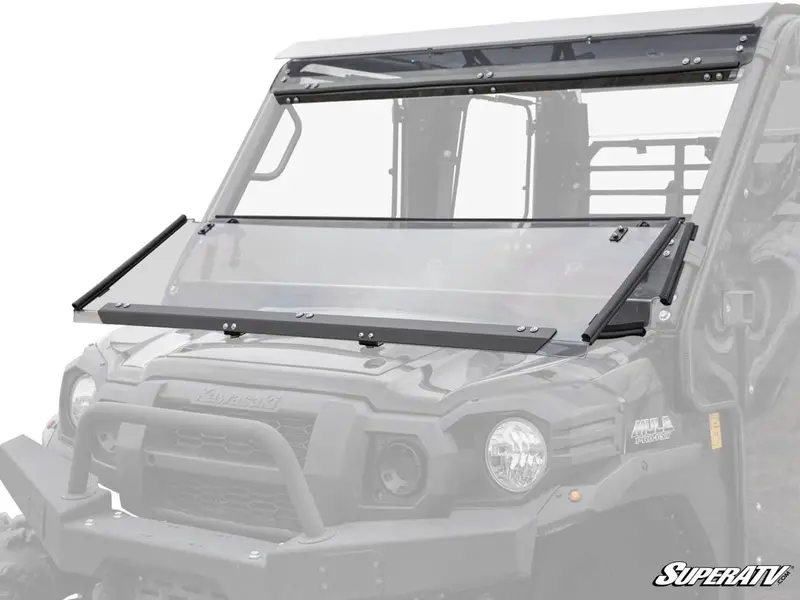 Superatv Kawasaki Mule Pro 3-In-1 Windshield 1