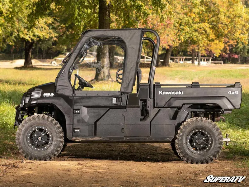 Superatv Kawasaki Mule Pro Fx Primal Soft Cab Enclosure Upper Doors 2