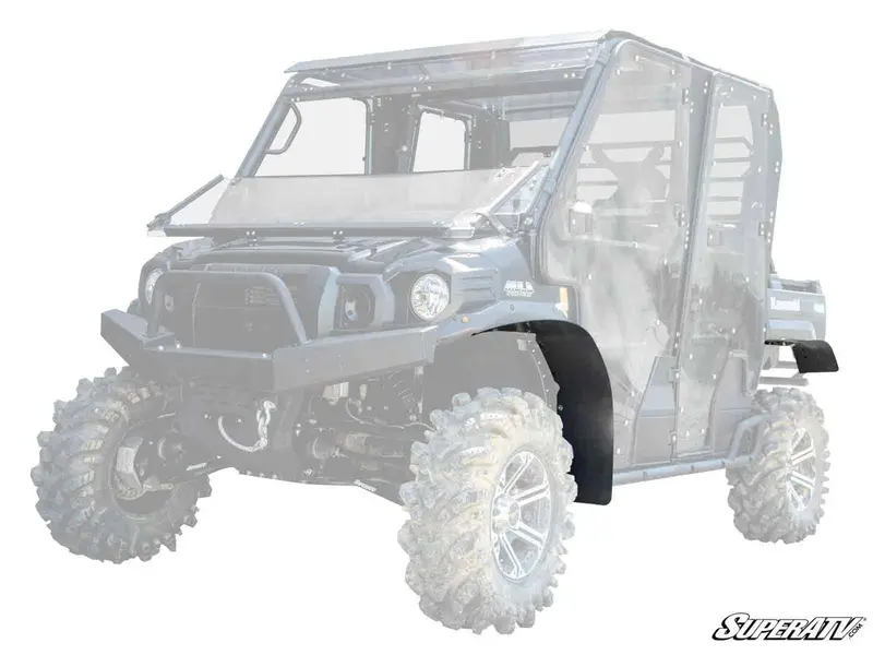 Superatv Kawasaki Mule Pro Low Profile Fender Flares 1