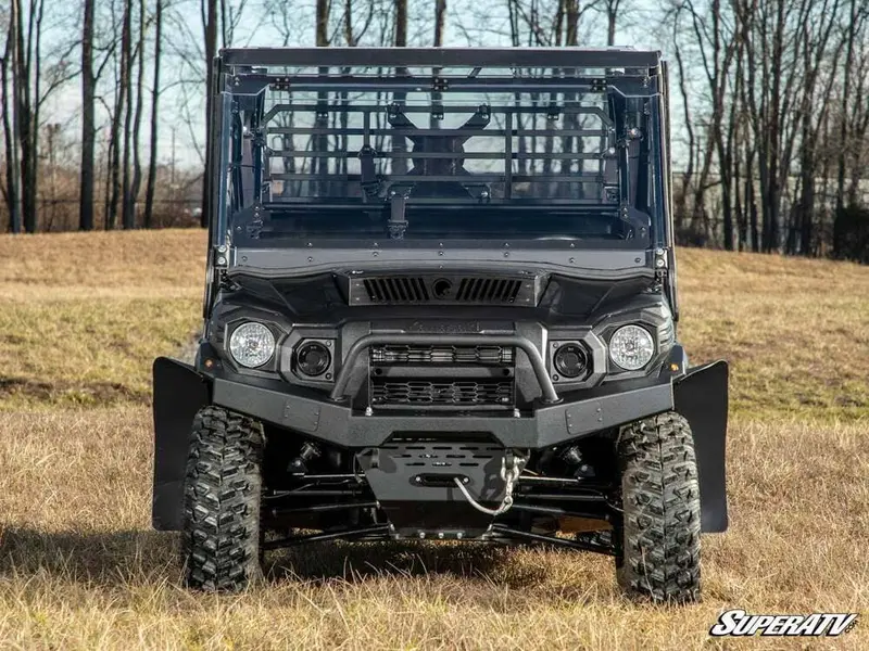 Superatv Kawasaki Mule Pro Max Drive Power Flip Windshield 2