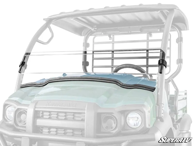 Superatv Kawasaki Mule Sx Half Windshield 1