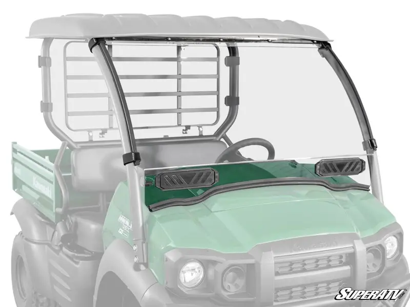 Superatv Kawasaki Mule Sx Vented Full Windshield 1