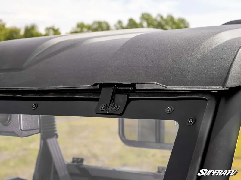 Superatv Kawasaki Ridge Max Drive Power Flip Windshield 2