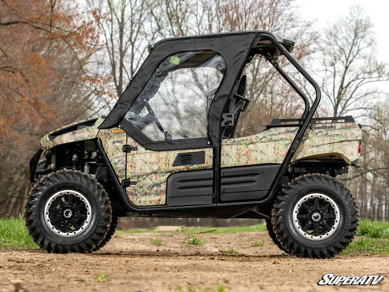 Superatv Kawasaki Teryx 800 Primal Soft Cab Enclosure Upper Doors 2