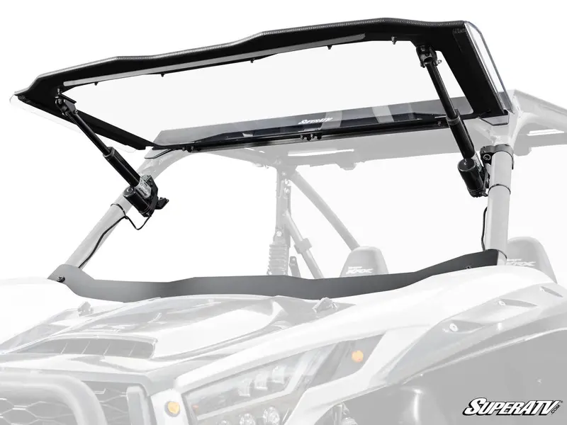 Superatv Kawasaki Teryx Krx 1000 Maxdrive Power Flip Windshield 1