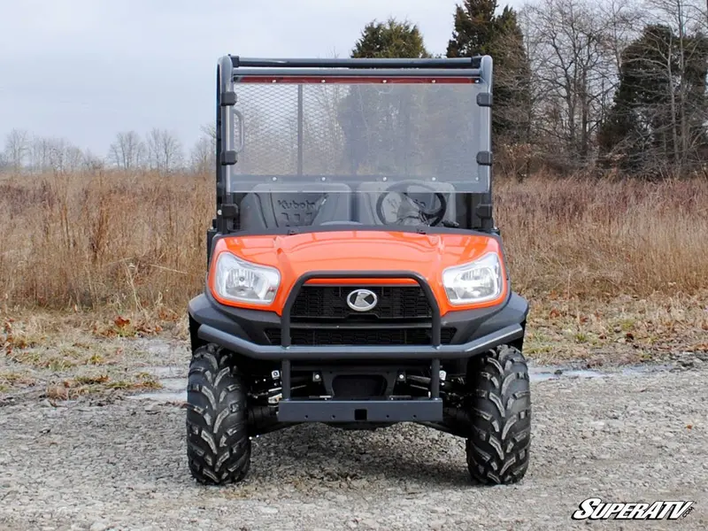 Superatv Kubota Rtv Scratch-Resistant Full Windshield 1