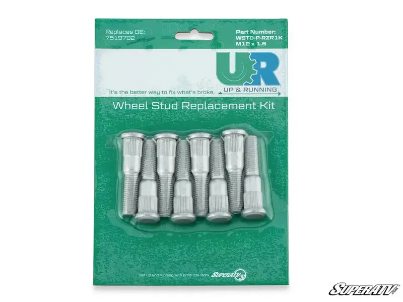 Superatv Polaris General 1000 Up & Running Wheel Studs 1